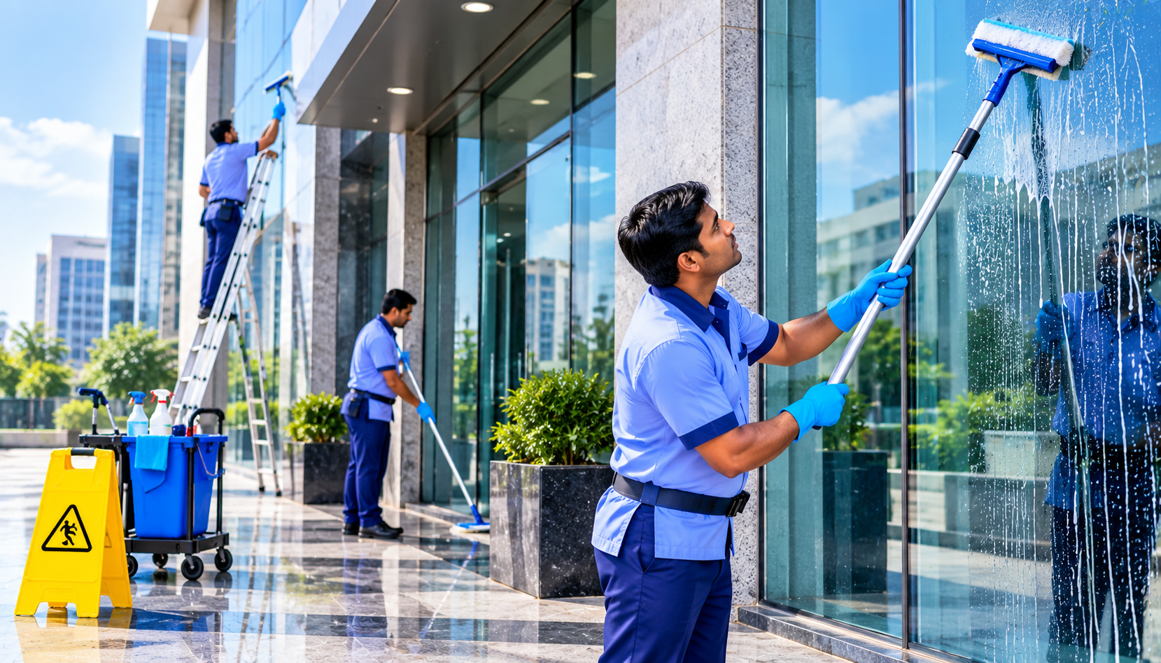 Facade and Glass Cleaning
